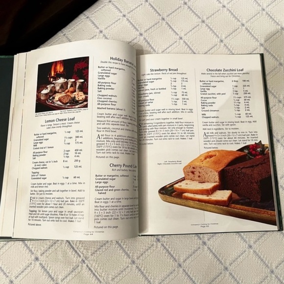 NWT Vintage Cookbook Company's Coming for Christmas Hardcover Jan. 1 1996 - Picture 3 of 3